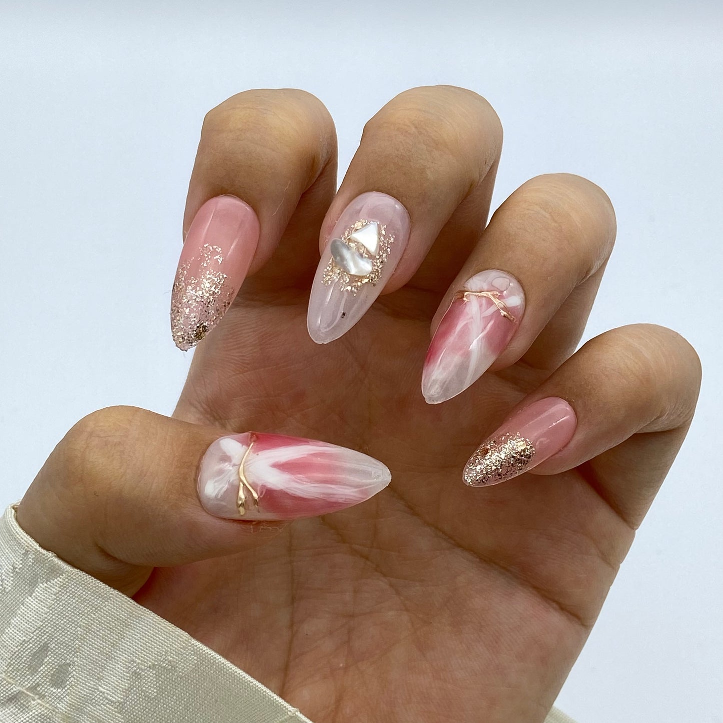 Rose Gold Marble